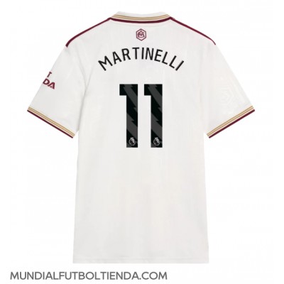 Camiseta Arsenal Gabriel Martinelli #11 Tercera Equipación Replica 2025-26 mangas cortas Camiseta Arsenal Gabriel Martinelli #11 Tercera Equipación Replica 2025-26 mangas cortas
